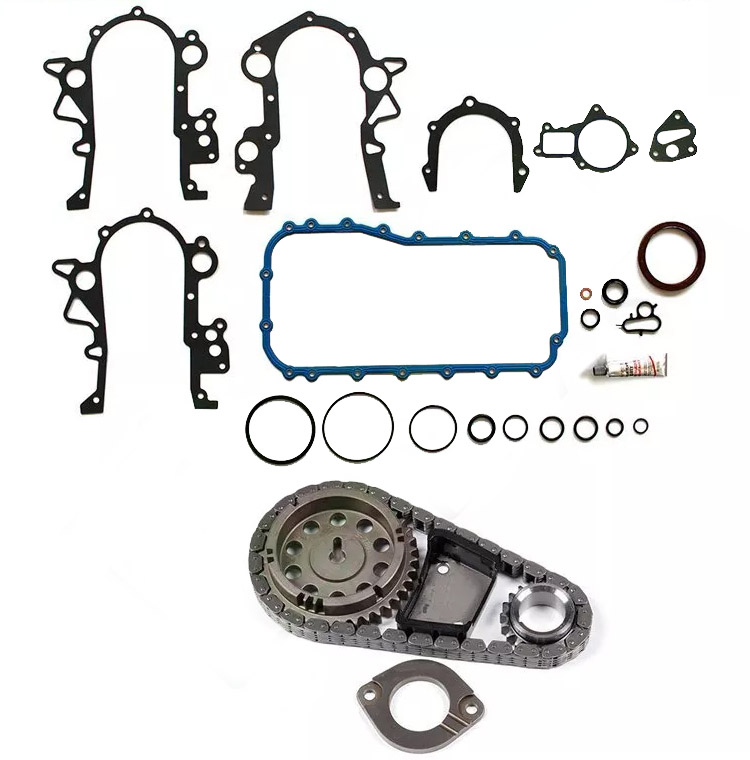 Untuk Kit Rantai Masa W Cover Gasket Set 90-04 Chrysler Town Country Dodge 3.3L